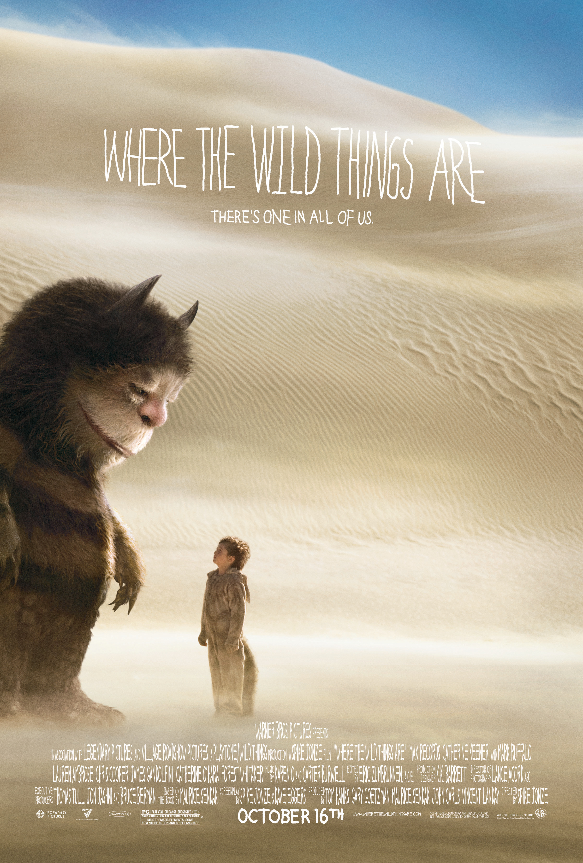 Resultado de imagen de where the wild things are movie poster